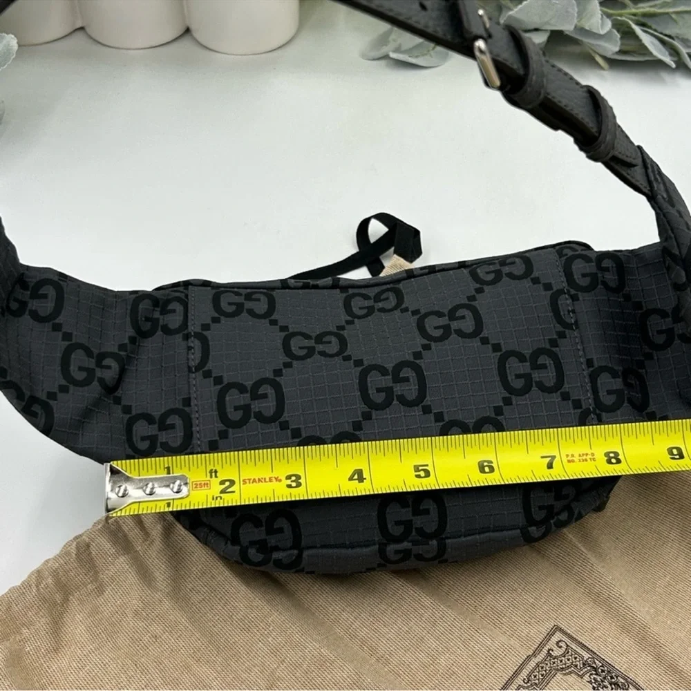 Gucci unisex jumbo GG adjustable belt bag size 80 cm made in Italy